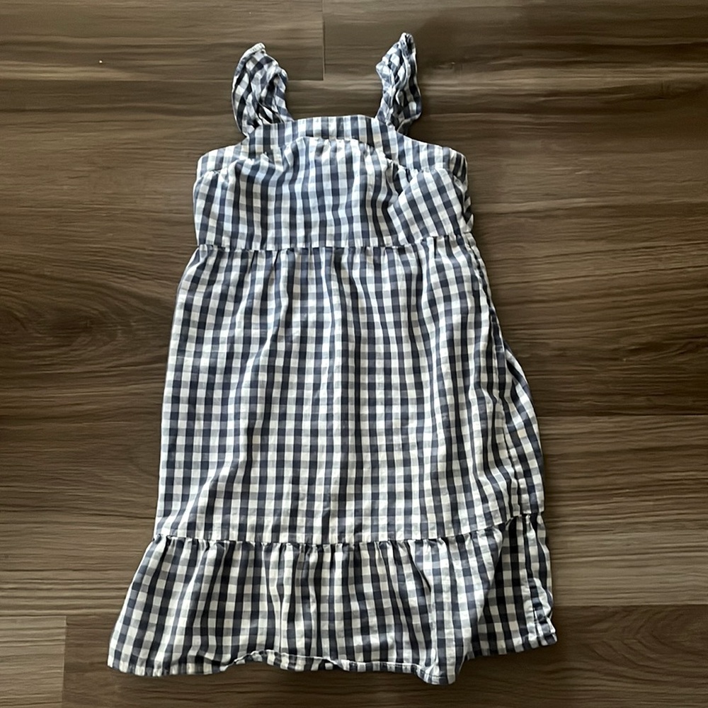 Toddler girls 4T gingham maxi dress.
